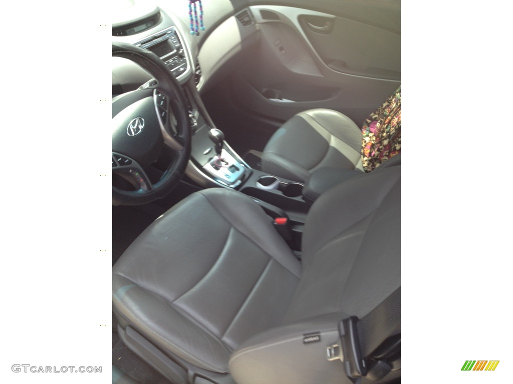 2013 Elantra Coupe SE - Silver / Black photo #8