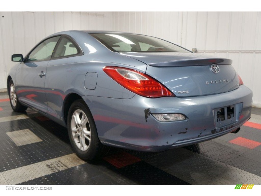 2007 Solara SE Coupe - Cosmic Blue Metallic / Dark Stone photo #10