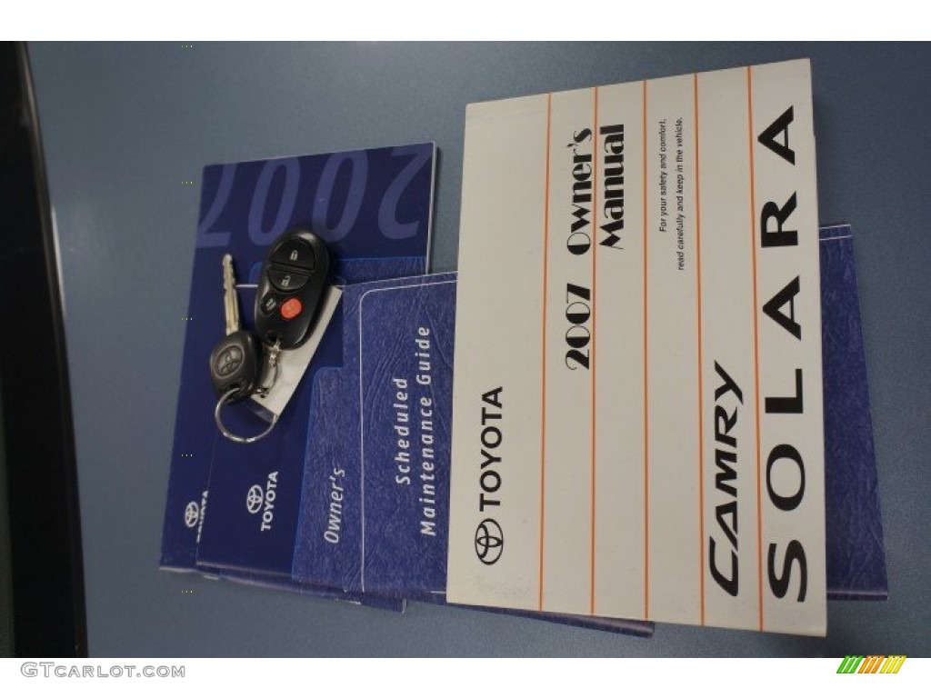 2007 Solara SE Coupe - Cosmic Blue Metallic / Dark Stone photo #31