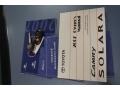 2007 Cosmic Blue Metallic Toyota Solara SE Coupe  photo #31