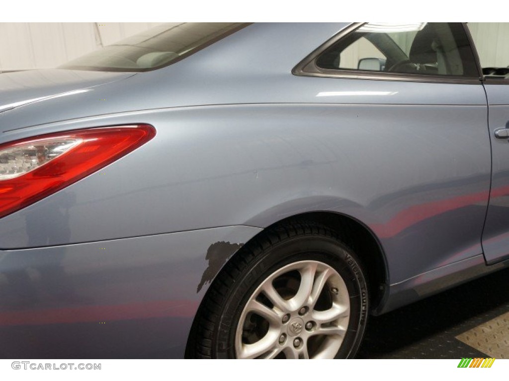 2007 Solara SE Coupe - Cosmic Blue Metallic / Dark Stone photo #48
