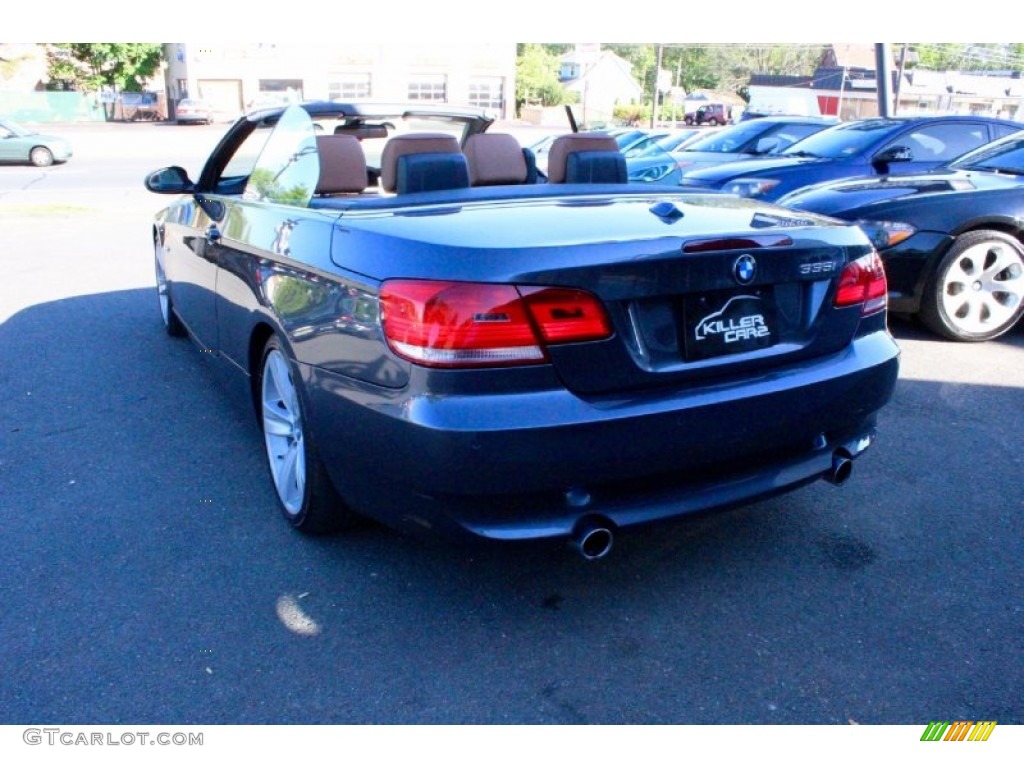 2008 3 Series 335i Convertible - Space Grey Metallic / Saddle Brown/Black photo #4