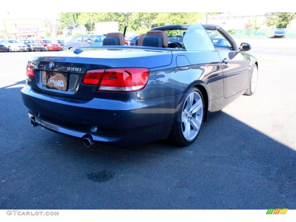 2008 3 Series 335i Convertible - Space Grey Metallic / Saddle Brown/Black photo #6