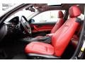 Coral Red/Black Front Seat Photo for 2007 BMW 3 Series #104216239