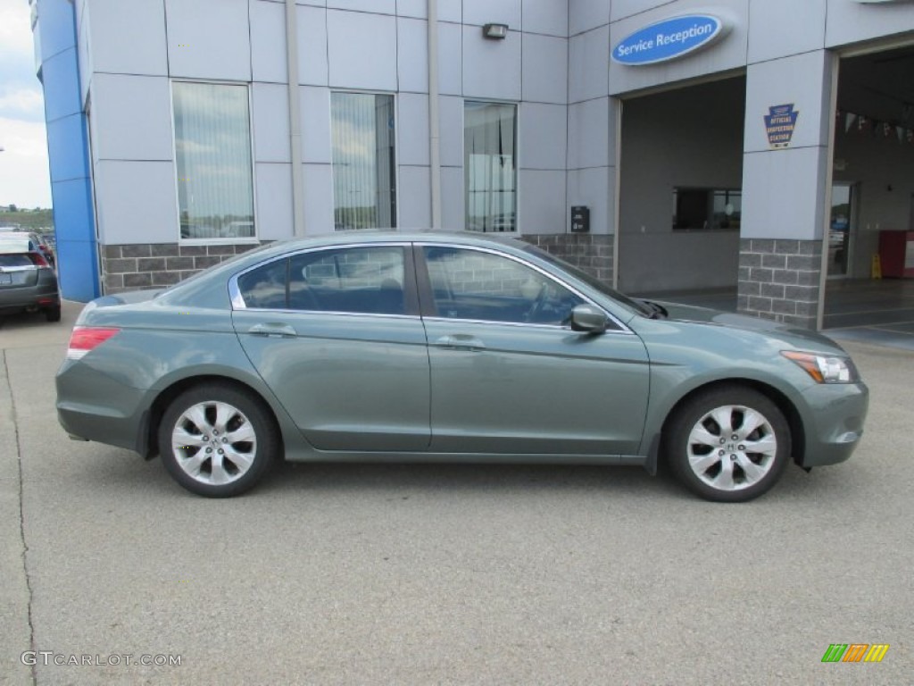 2009 Accord EX Sedan - Mystic Green Metallic / Gray photo #2