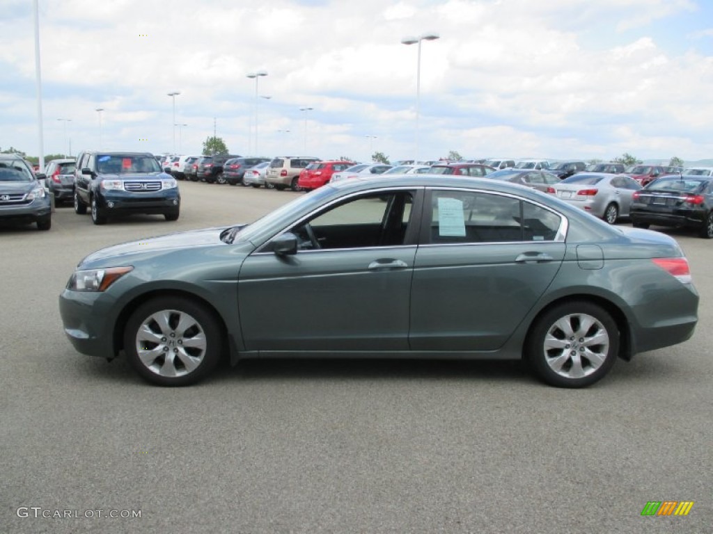 2009 Accord EX Sedan - Mystic Green Metallic / Gray photo #5