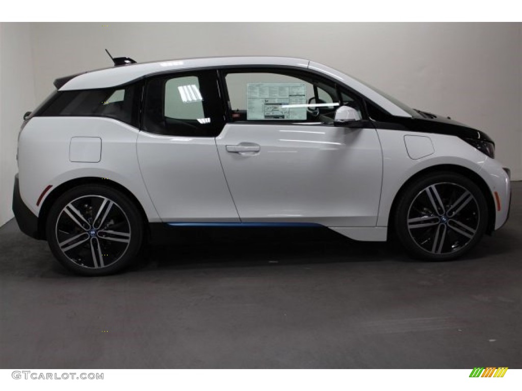 Capparis White 2015 BMW i3 with Range Extender Exterior Photo #104220408
