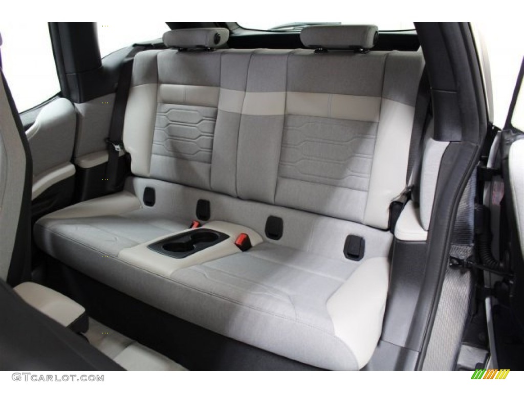 Mega Carum Spice Grey Sensatec & Carum Spice Grey Cloth Interior 2015 BMW i3 with Range Extender Photo #104220468