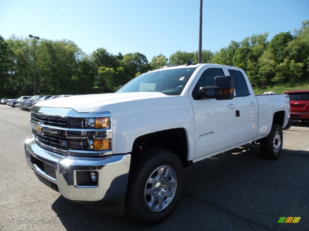 2015 Silverado 2500HD LT Double Cab 4x4 - Summit White / Jet Black photo #1