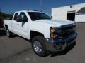 2015 Summit White Chevrolet Silverado 2500HD LT Double Cab 4x4  photo #3
