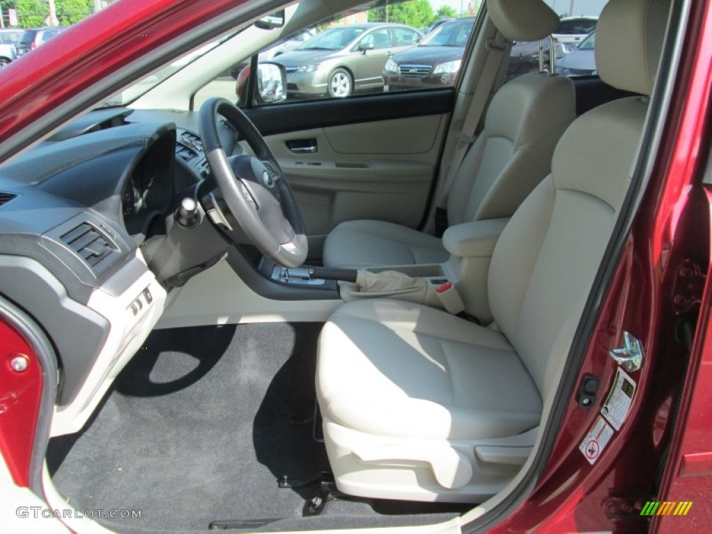 2014 XV Crosstrek 2.0i Limited - Venetian Red Pearl / Ivory photo #11