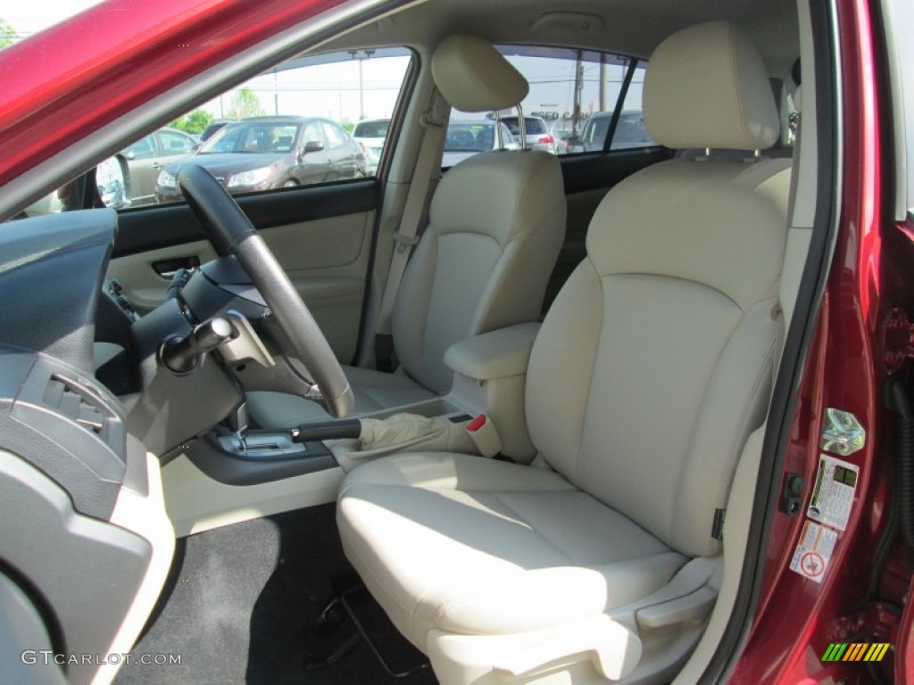 2014 XV Crosstrek 2.0i Limited - Venetian Red Pearl / Ivory photo #14