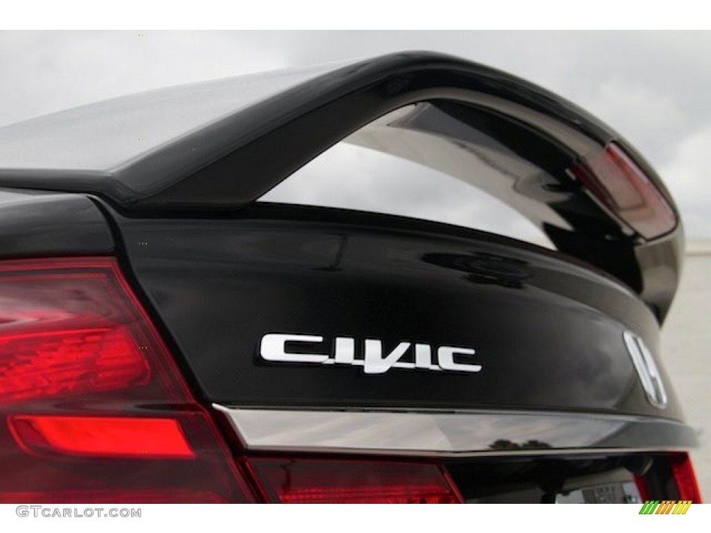 2015 Civic Si Sedan - Crystal Black Pearl / Si Black/Red photo #3