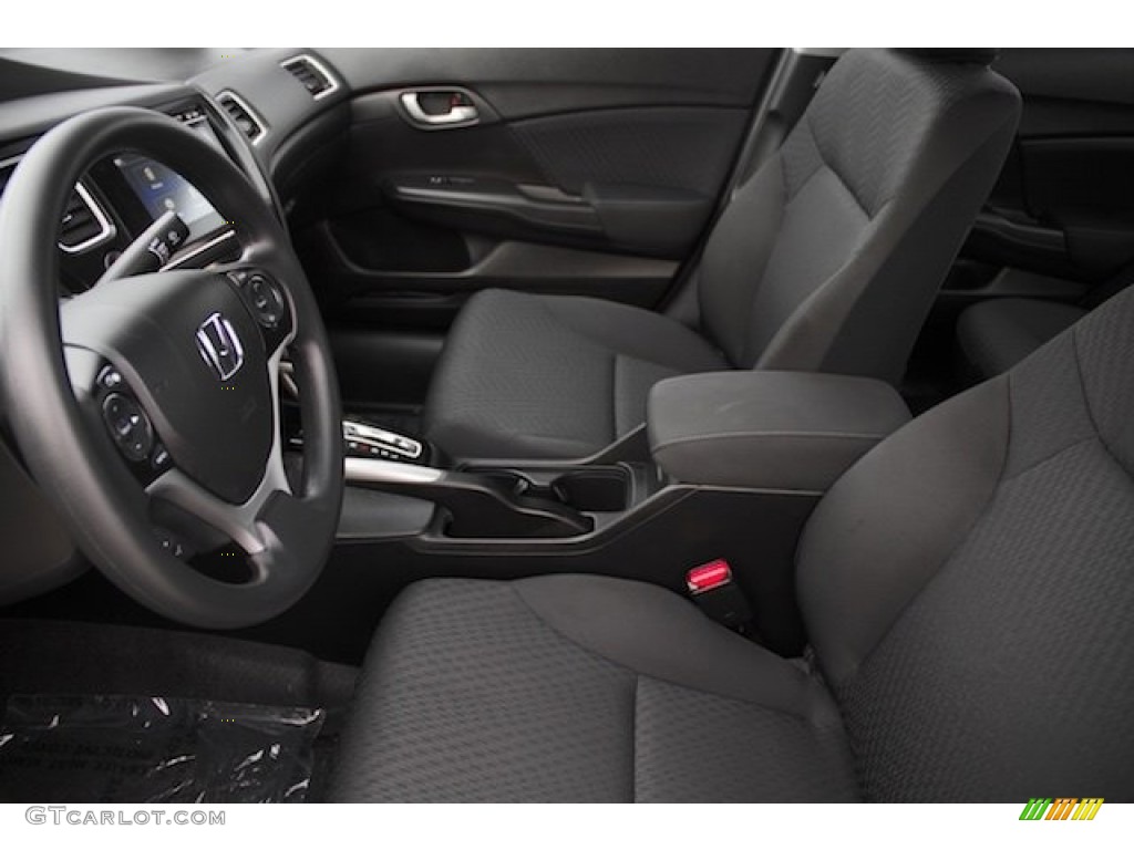 2015 Civic SE Sedan - Crystal Black Pearl / Black photo #10