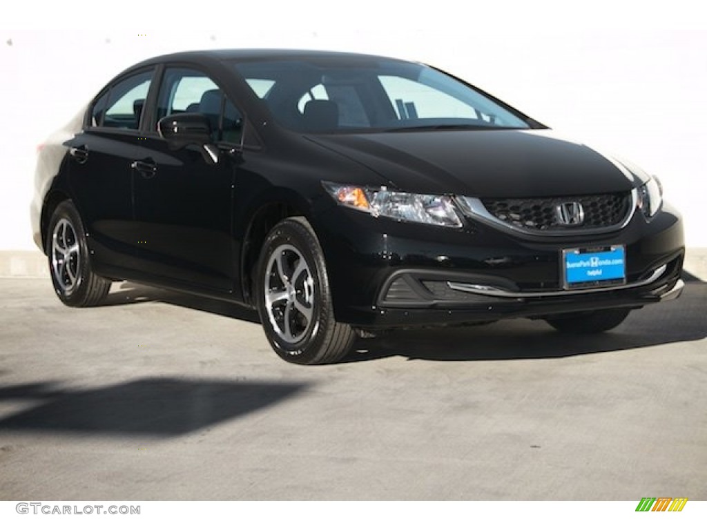 Crystal Black Pearl Honda Civic