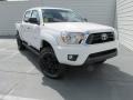 2015 Super White Toyota Tacoma V6 PreRunner Double Cab  photo #1