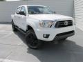 2015 Super White Toyota Tacoma V6 PreRunner Double Cab  photo #2