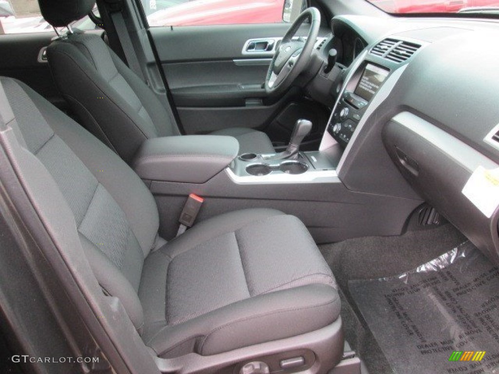 2015 Explorer XLT - Magnetic / Charcoal Black photo #27