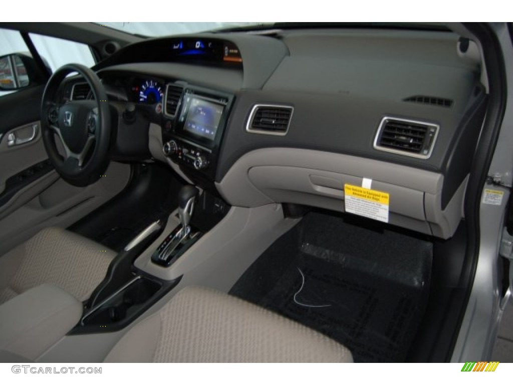 2015 Civic EX Sedan - Alabaster Silver Metallic / Gray photo #26