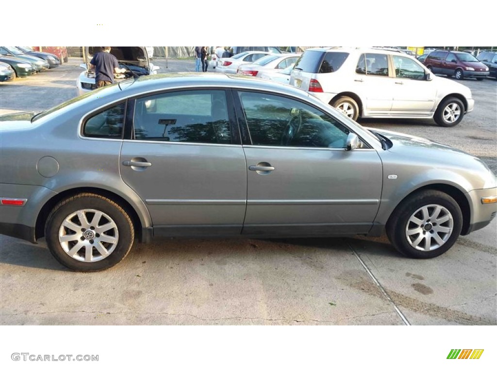 2002 Passat GLS Sedan - Silverstone Grey Metallic / Black photo #4