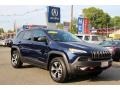 2014 True Blue Pearl Jeep Cherokee Trailhawk 4x4  photo #1