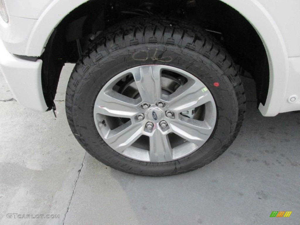 2015 F150 Platinum SuperCrew 4x4 - White Platinum Tricoat / Platinum Black photo #11