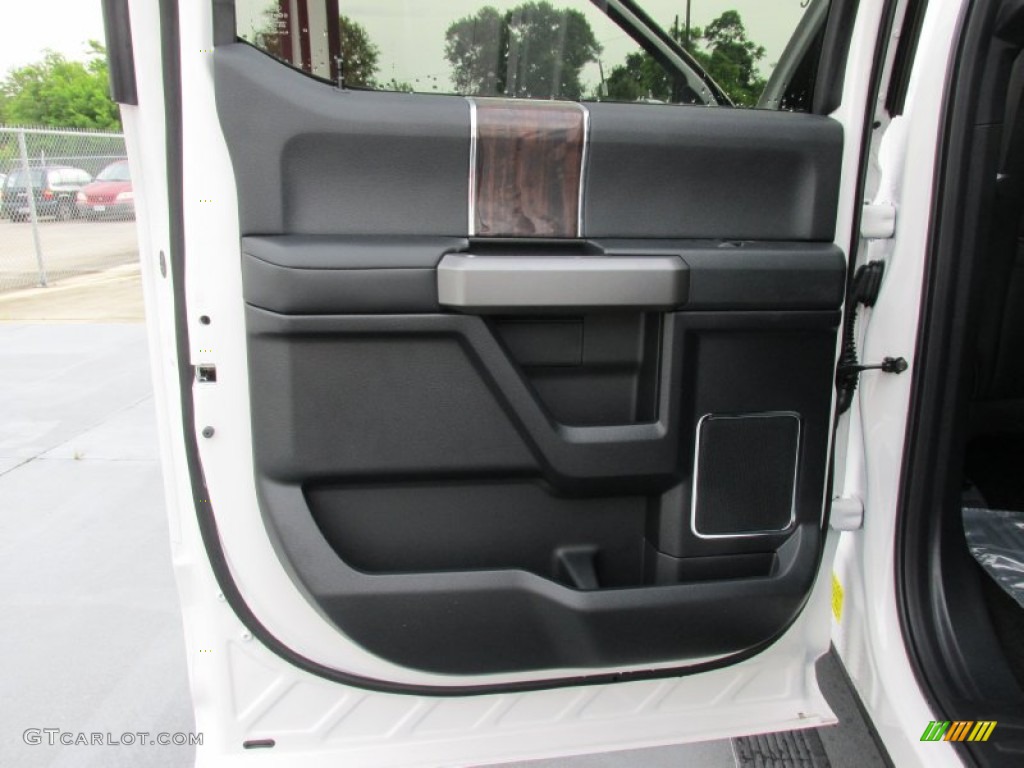 2015 F150 Platinum SuperCrew 4x4 - White Platinum Tricoat / Platinum Black photo #19