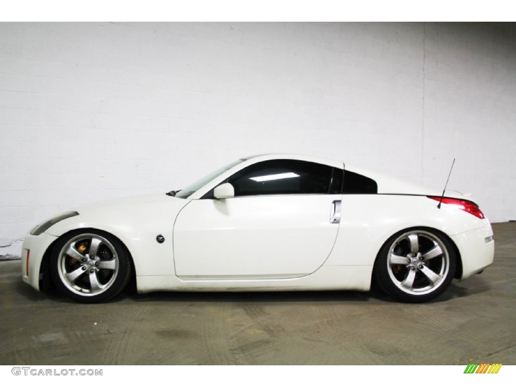 2006 350Z Grand Touring Coupe - Pikes Peak White Pearl / Charcoal Leather photo #4
