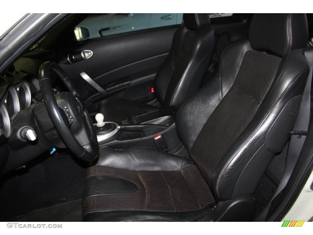 2006 350Z Grand Touring Coupe - Pikes Peak White Pearl / Charcoal Leather photo #15