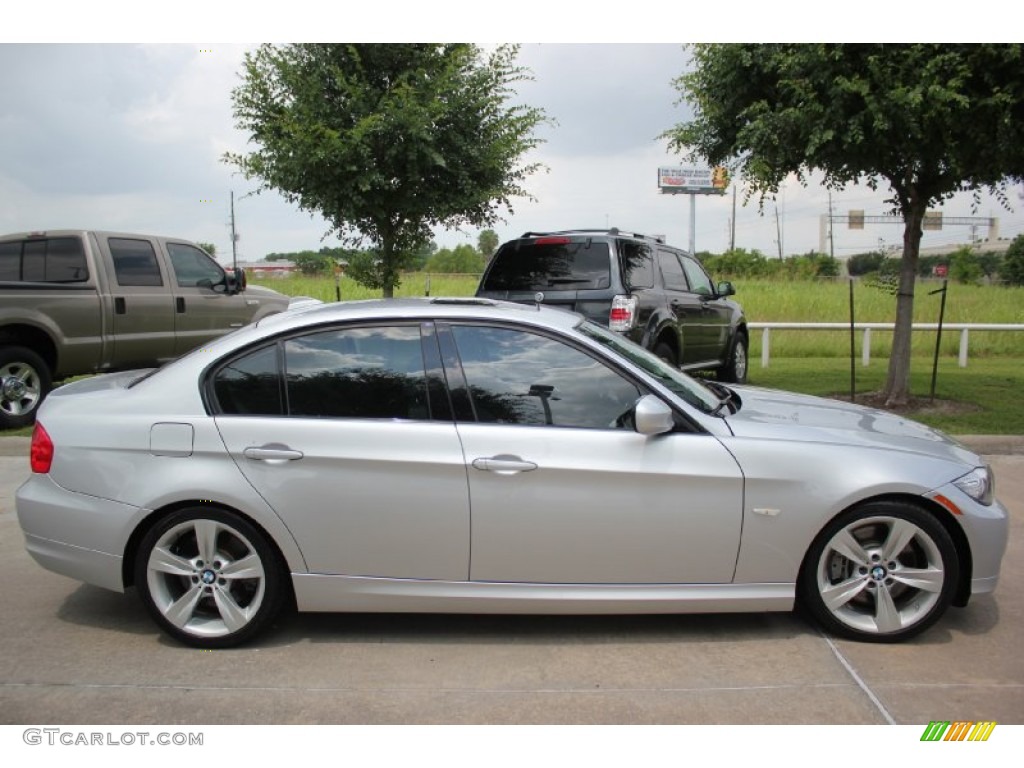 2011 3 Series 335i Sedan - Titanium Silver Metallic / Gray Dakota Leather photo #3