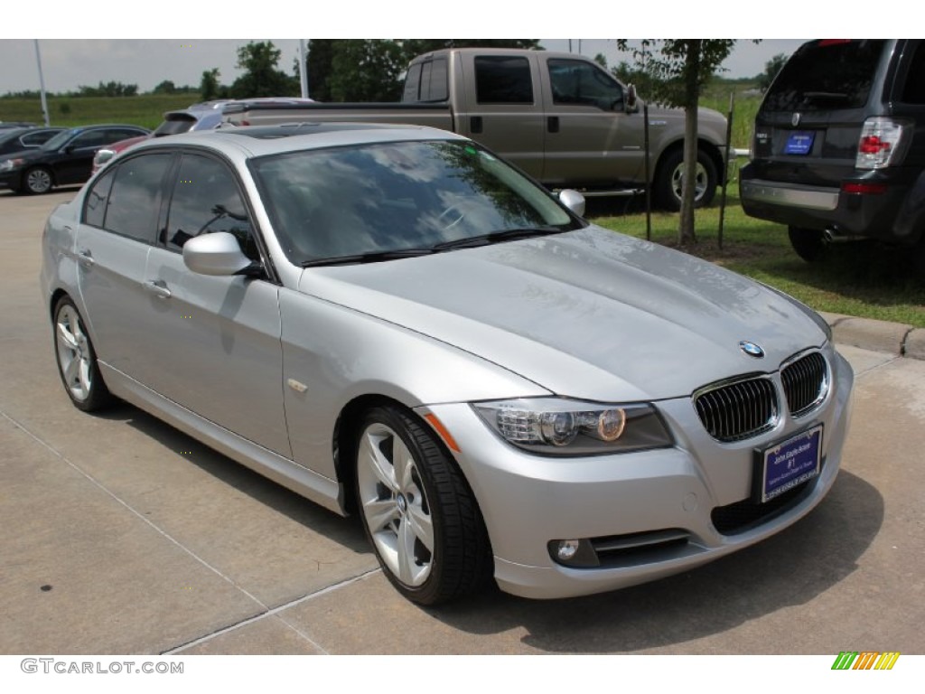 2011 3 Series 335i Sedan - Titanium Silver Metallic / Gray Dakota Leather photo #10