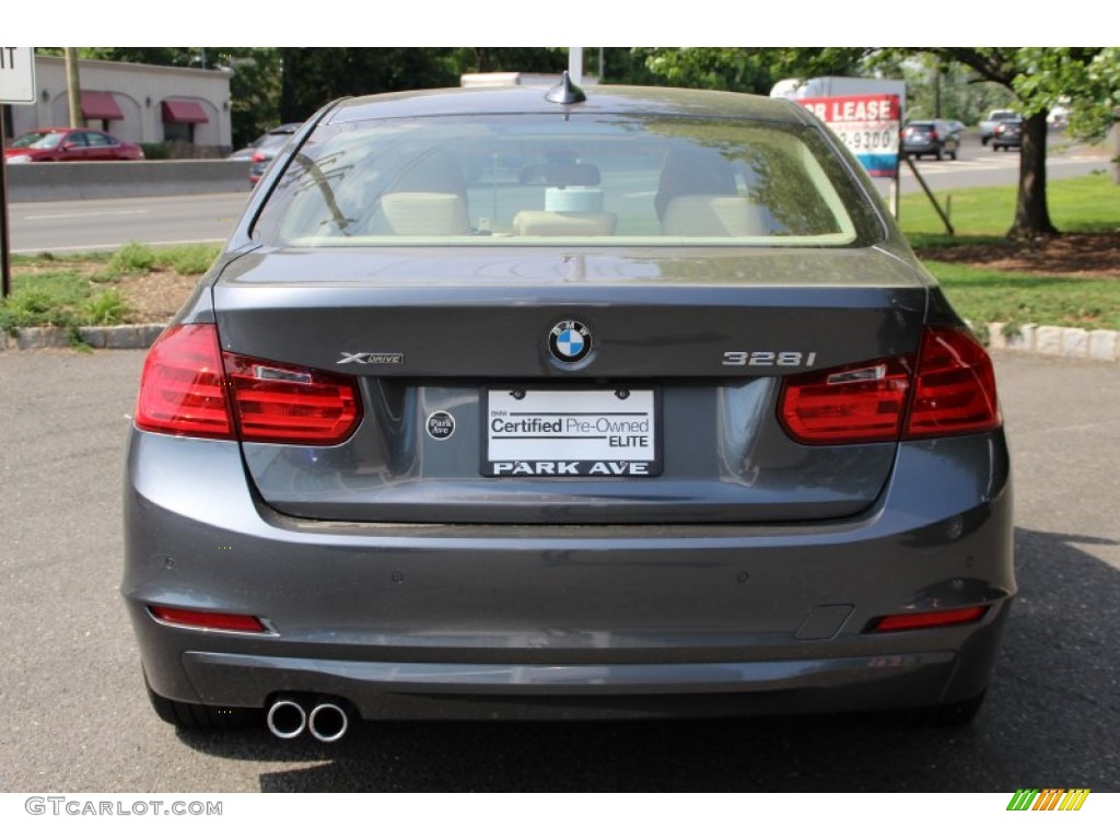 2015 3 Series 328i xDrive Sedan - Mineral Grey Metallic / Venetian Beige photo #4
