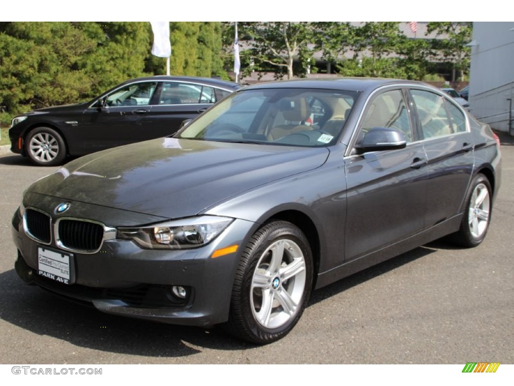 2015 3 Series 328i xDrive Sedan - Mineral Grey Metallic / Venetian Beige photo #7