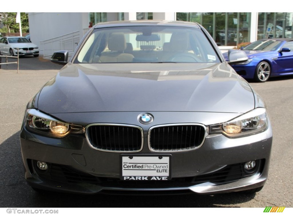 2015 3 Series 328i xDrive Sedan - Mineral Grey Metallic / Venetian Beige photo #8