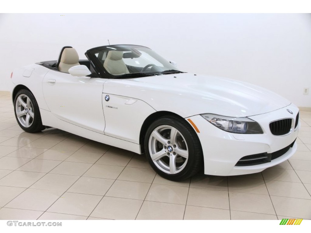 2013 Z4 sDrive 28i - Alpine White / Beige photo #1