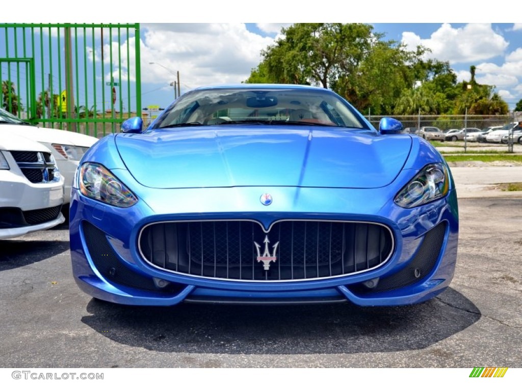 2013 GranTurismo Sport Coupe - Blu Sofisticato (Sport Blue Metallic) / Pearl Beige photo #2