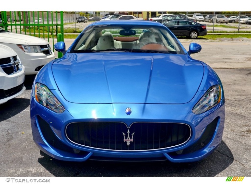 2013 GranTurismo Sport Coupe - Blu Sofisticato (Sport Blue Metallic) / Pearl Beige photo #5