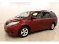 2014 Salsa Red Pearl Toyota Sienna LE  photo #3
