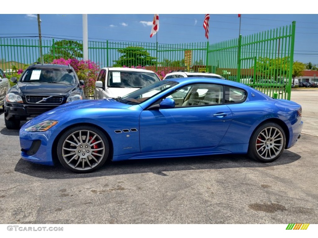 Blu Sofisticato (Sport Blue Metallic) 2013 Maserati GranTurismo Sport Coupe Exterior Photo #104238617