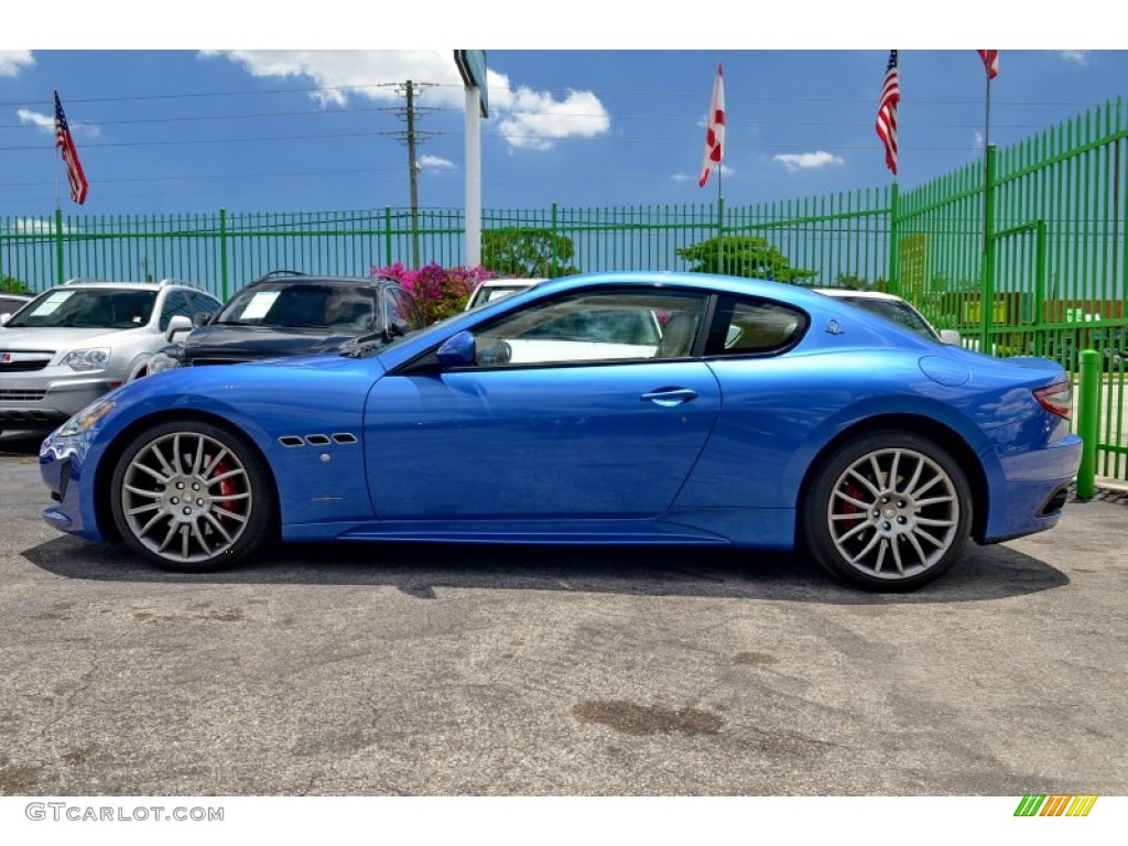 Blu Sofisticato (Sport Blue Metallic) 2013 Maserati GranTurismo Sport Coupe Exterior Photo #104238644