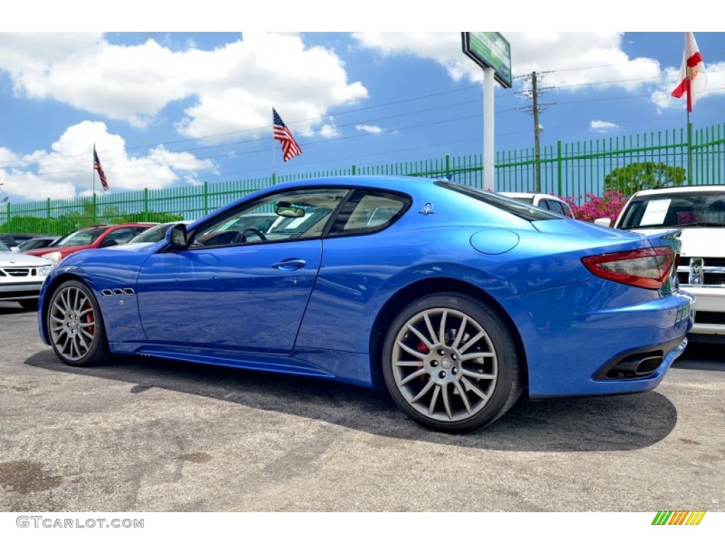 2013 GranTurismo Sport Coupe - Blu Sofisticato (Sport Blue Metallic) / Pearl Beige photo #12