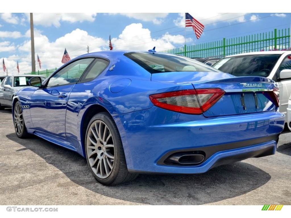 2013 GranTurismo Sport Coupe - Blu Sofisticato (Sport Blue Metallic) / Pearl Beige photo #13