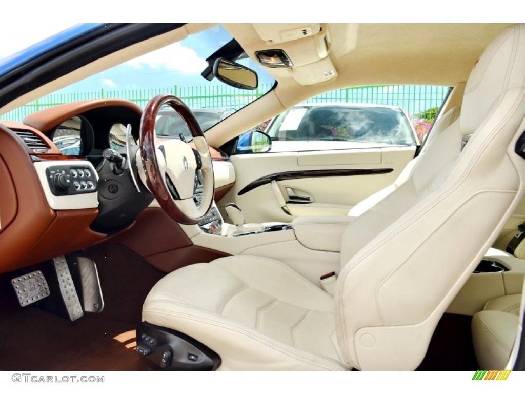 2013 GranTurismo Sport Coupe - Blu Sofisticato (Sport Blue Metallic) / Pearl Beige photo #37