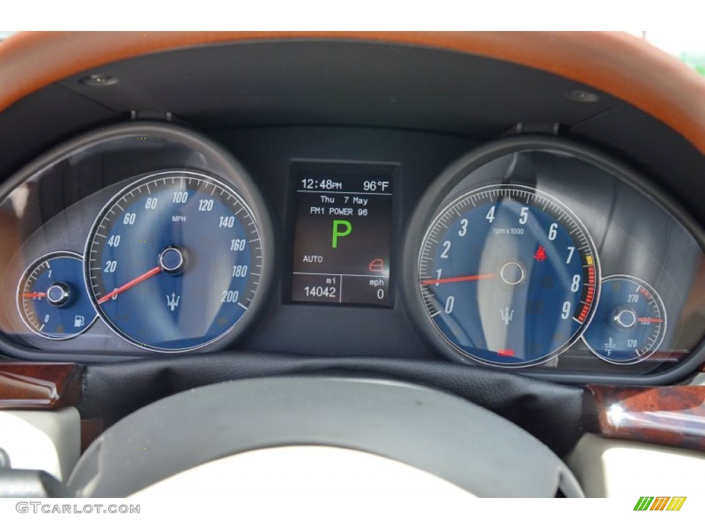 2013 Maserati GranTurismo Sport Coupe Gauges Photos