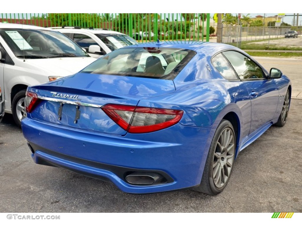 2013 GranTurismo Sport Coupe - Blu Sofisticato (Sport Blue Metallic) / Pearl Beige photo #68