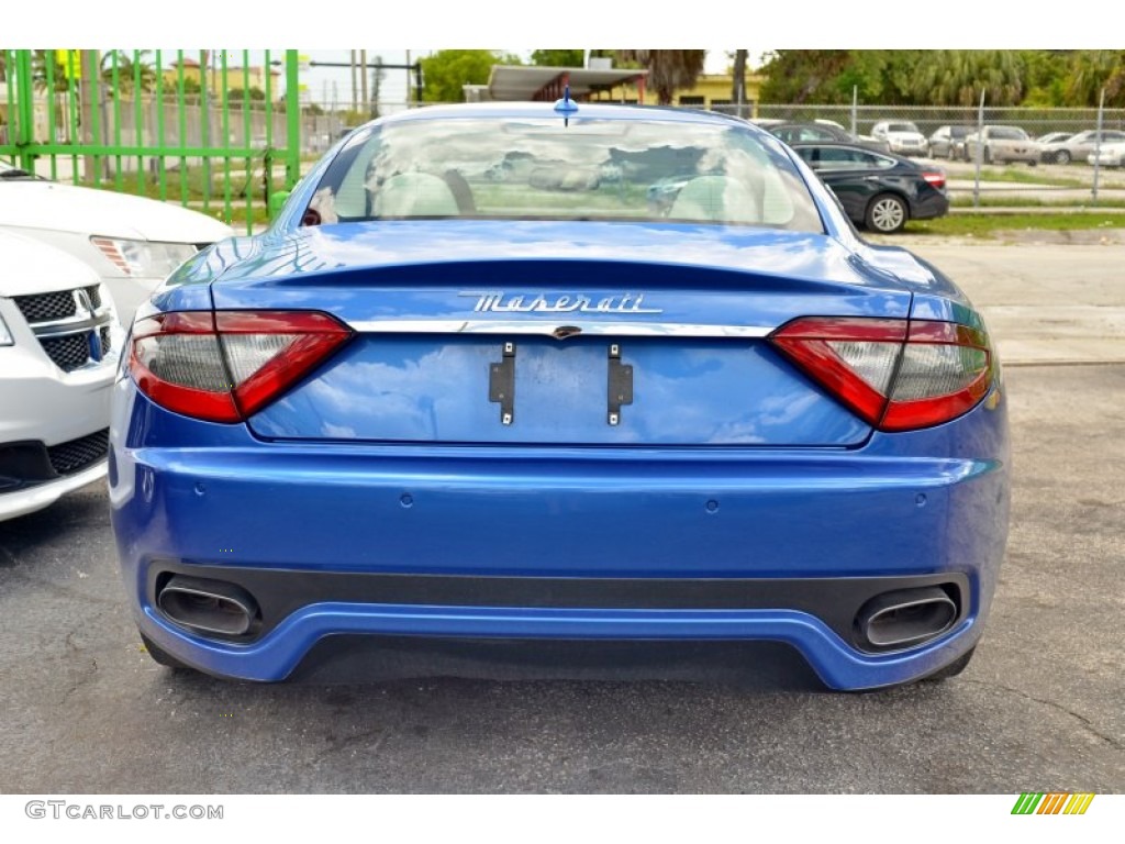 2013 GranTurismo Sport Coupe - Blu Sofisticato (Sport Blue Metallic) / Pearl Beige photo #69