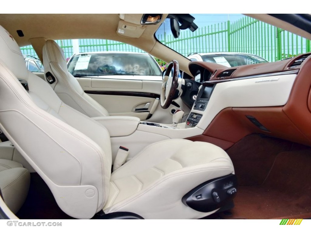 2013 GranTurismo Sport Coupe - Blu Sofisticato (Sport Blue Metallic) / Pearl Beige photo #81