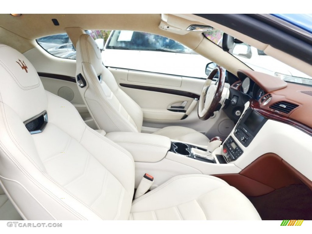 2013 GranTurismo Sport Coupe - Blu Sofisticato (Sport Blue Metallic) / Pearl Beige photo #83