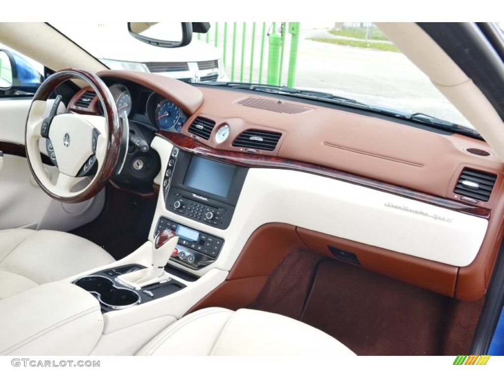 2013 GranTurismo Sport Coupe - Blu Sofisticato (Sport Blue Metallic) / Pearl Beige photo #84