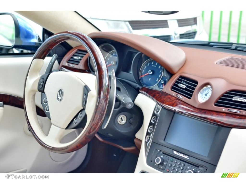 2013 GranTurismo Sport Coupe - Blu Sofisticato (Sport Blue Metallic) / Pearl Beige photo #85